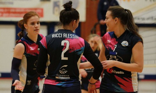 Vittoria 3-1 sulla VAMB, a metà campionato è secondo posto