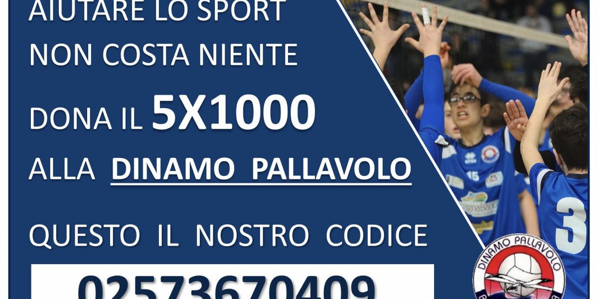 5x1000 - Aiuta lo sport!!