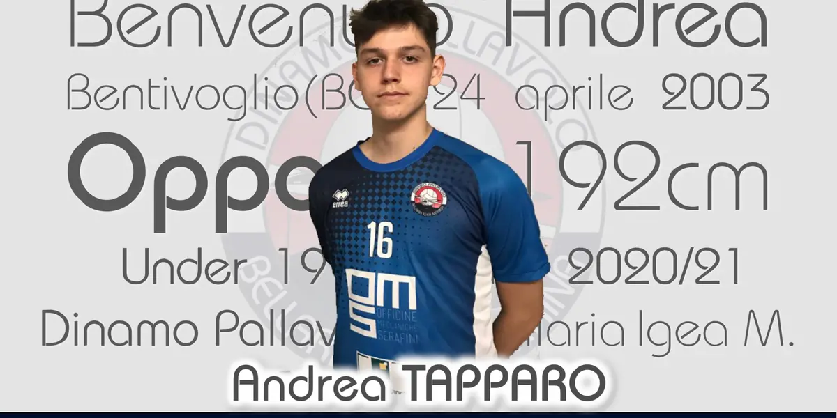 Da Bologna arriva Andrea Tapparo!!
