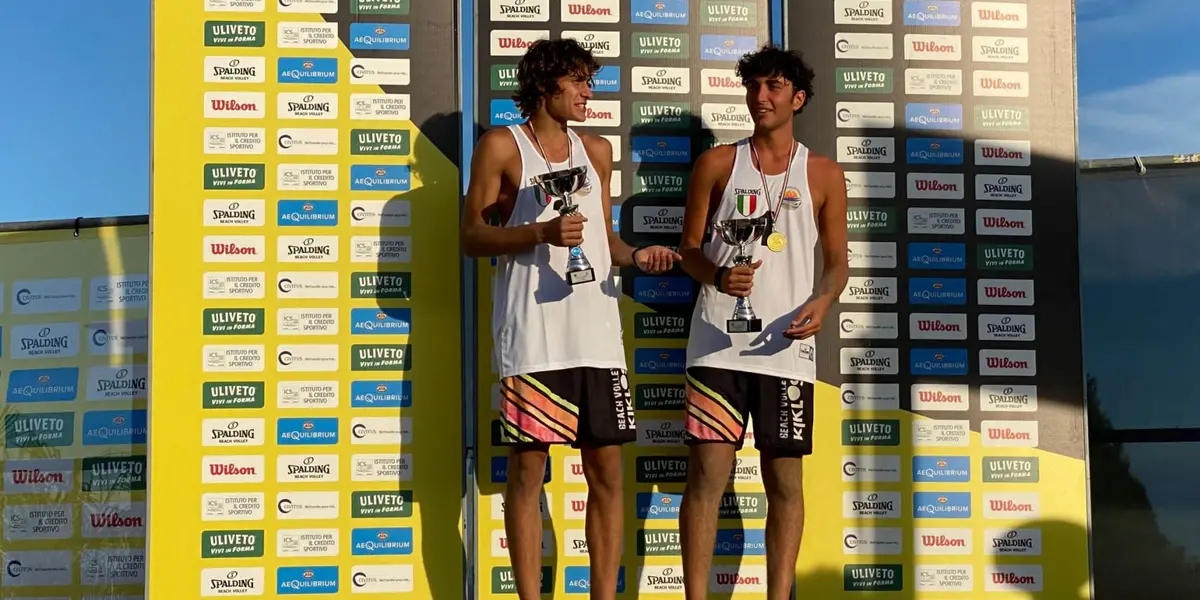 Beach volley: la coppia Mancini Armellini è  campione d’Italia U18
