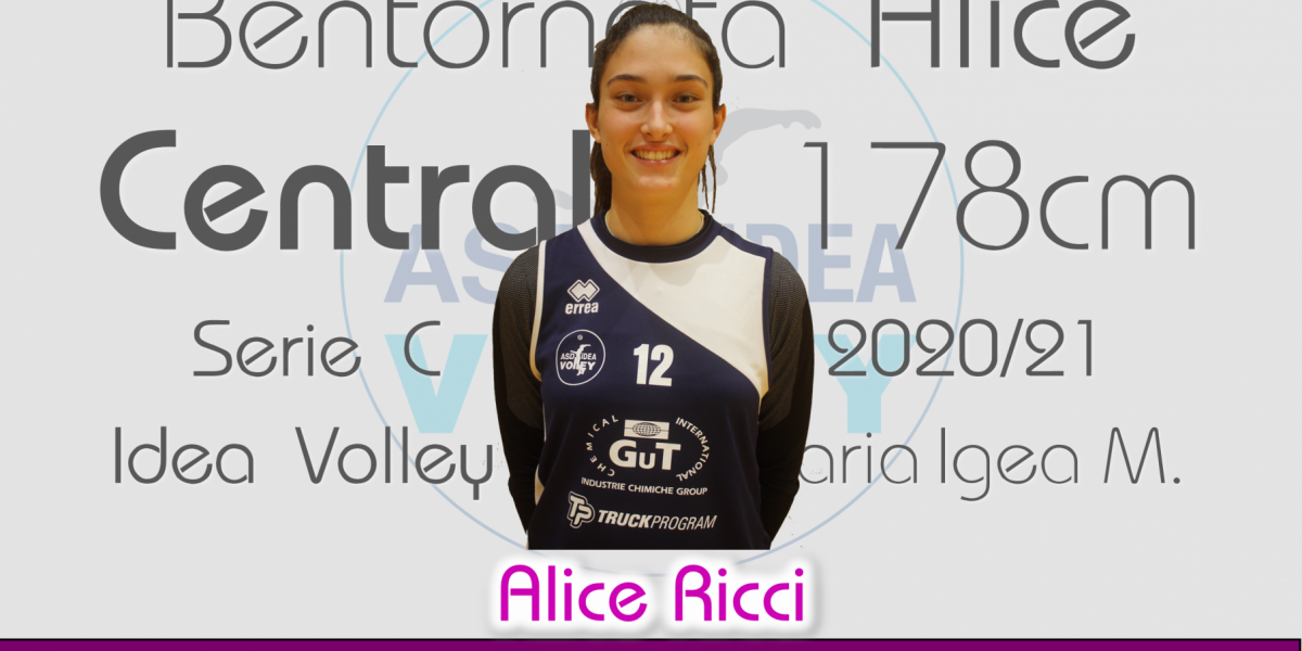 Alice Ricci di nuovo all'Idea Volley! Alice Ricci di nuovo all'Idea Volley!