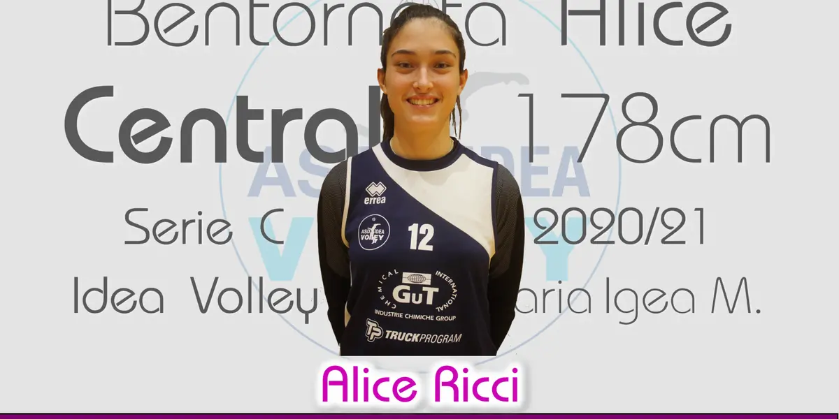 Alice Ricci di nuovo all'Idea Volley!