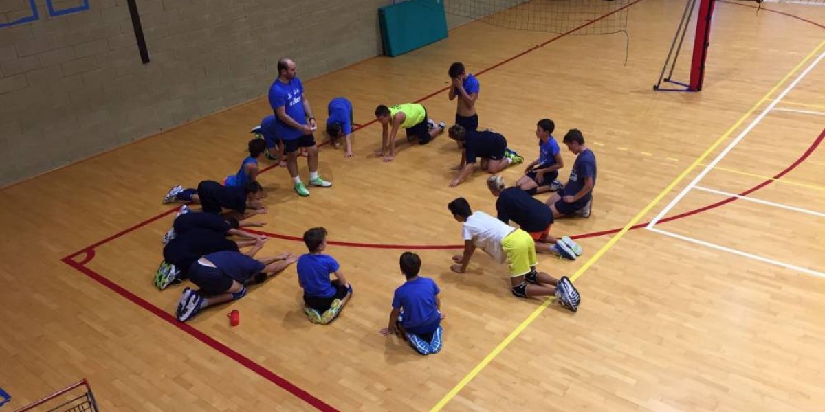 Primo allenamento per i ragazzi dell'under14 maschile della Dinamo Pallavolo!