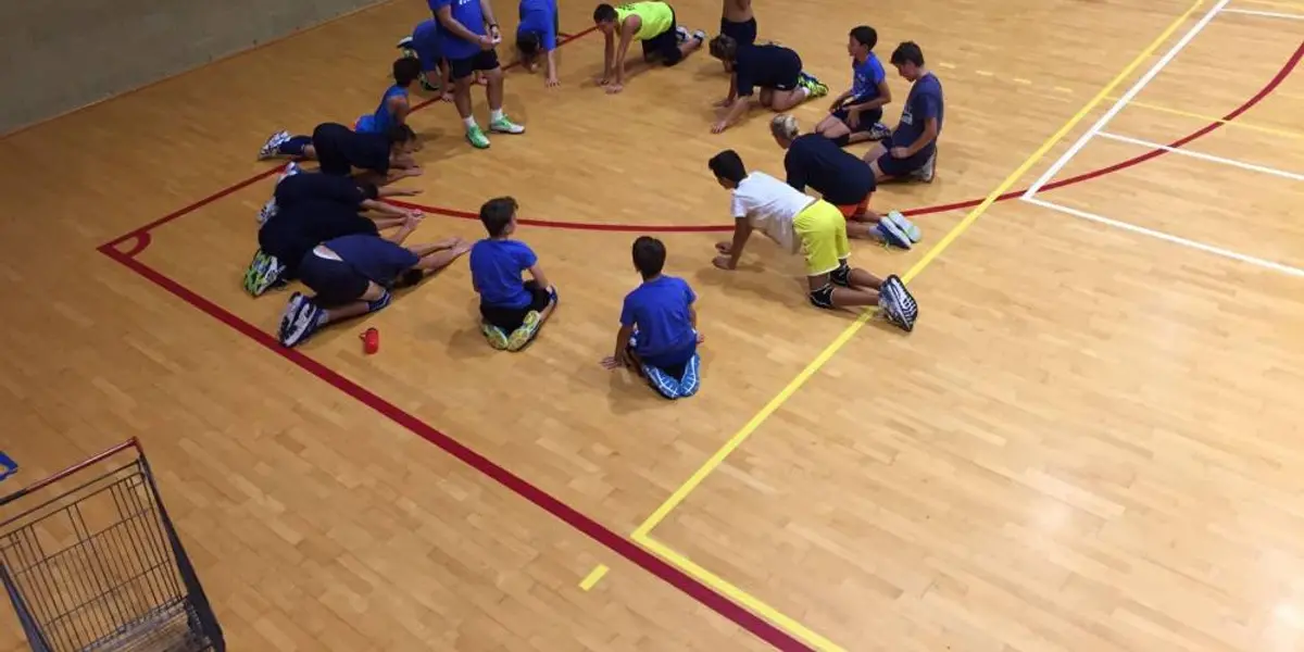 Primo allenamento per i ragazzi dell'under14 maschile della Dinamo Pallavolo!