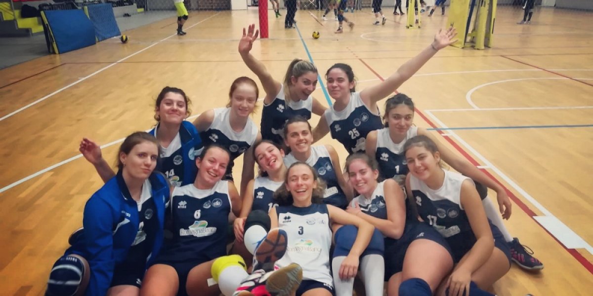 Altra vittoria per le ragazze dell’Adriaweb che espugnano anche il Cesenatico!!