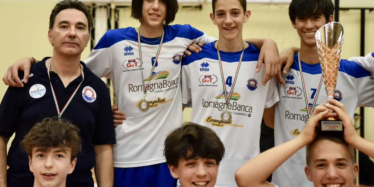 Dinamo Pallavolo Bellaria, storico risultato per l’Under 15 maschile che diventa vicecampione dell’Emilia Romagna.
