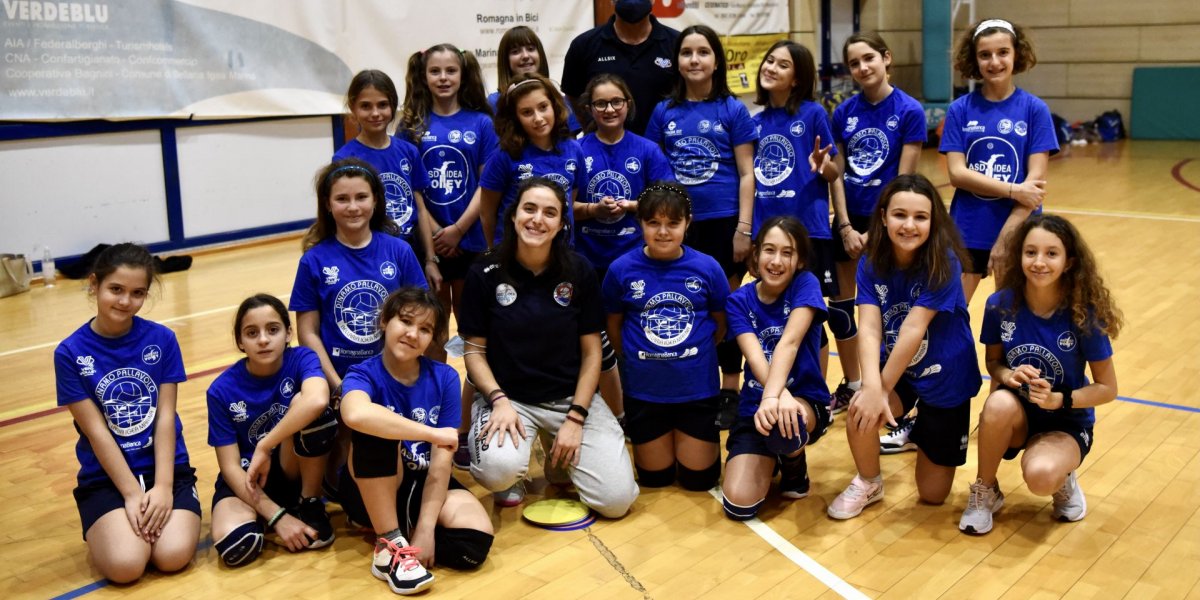 Il Vero Volley Monza in visita alla Dinamo Bellaria