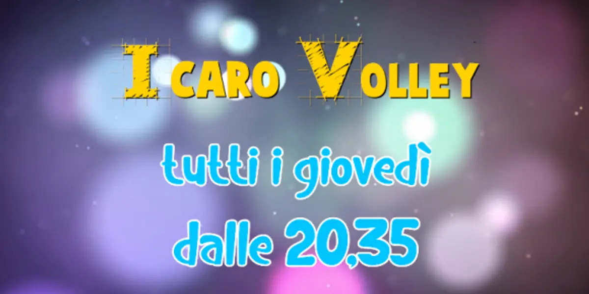 Giovedì la prima puntata di "Icaro Volley", il nuovo format TV sulla pallavolo