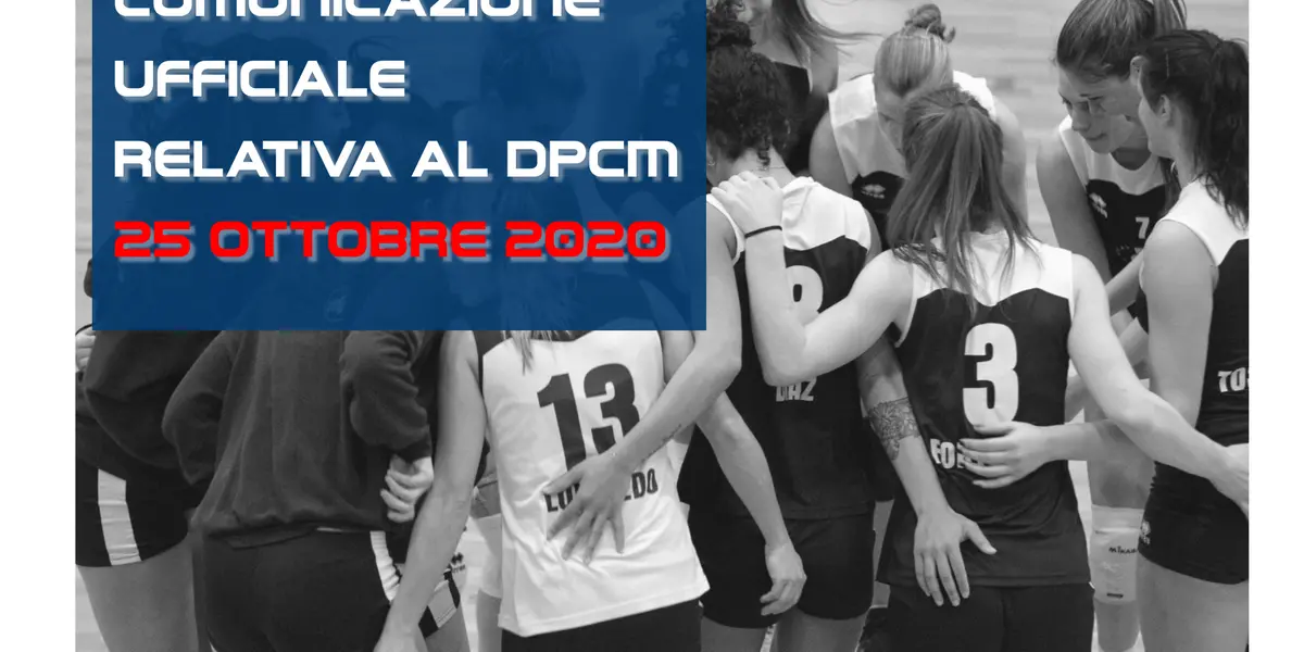 Comunicazione Ufficiale relativa al DPCM del 25 Ottobre