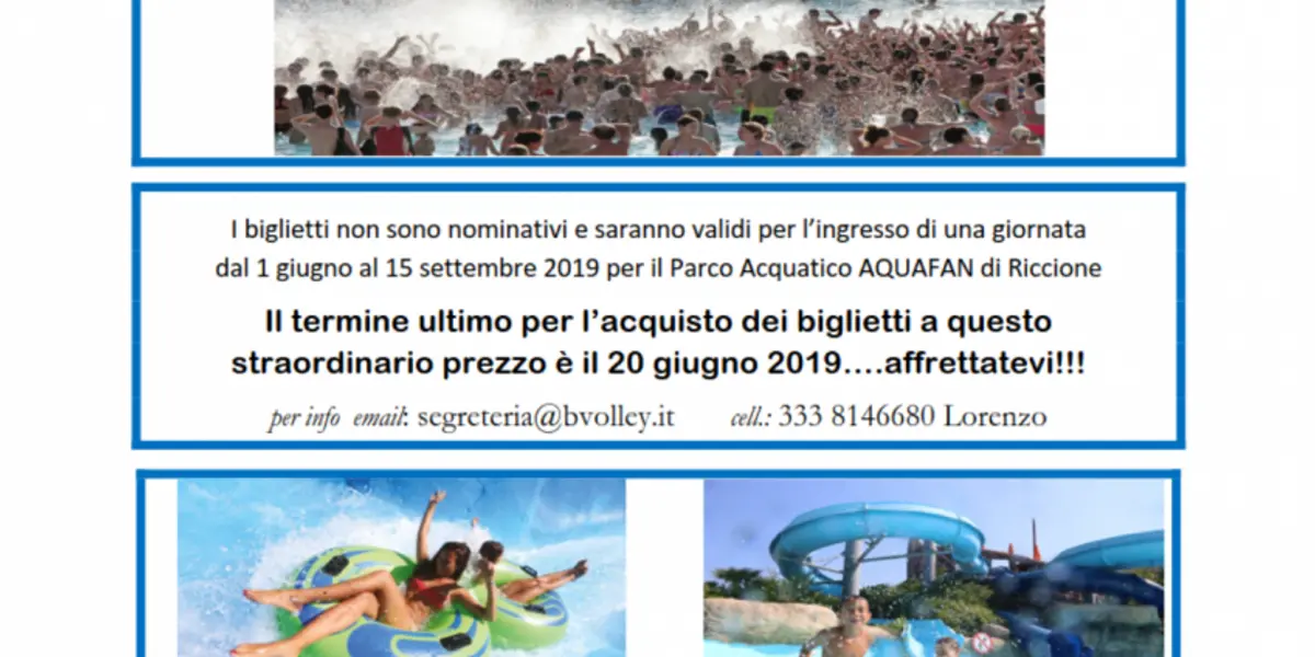 Parco Aquafan di Riccione, promozione esclusiva!!!
